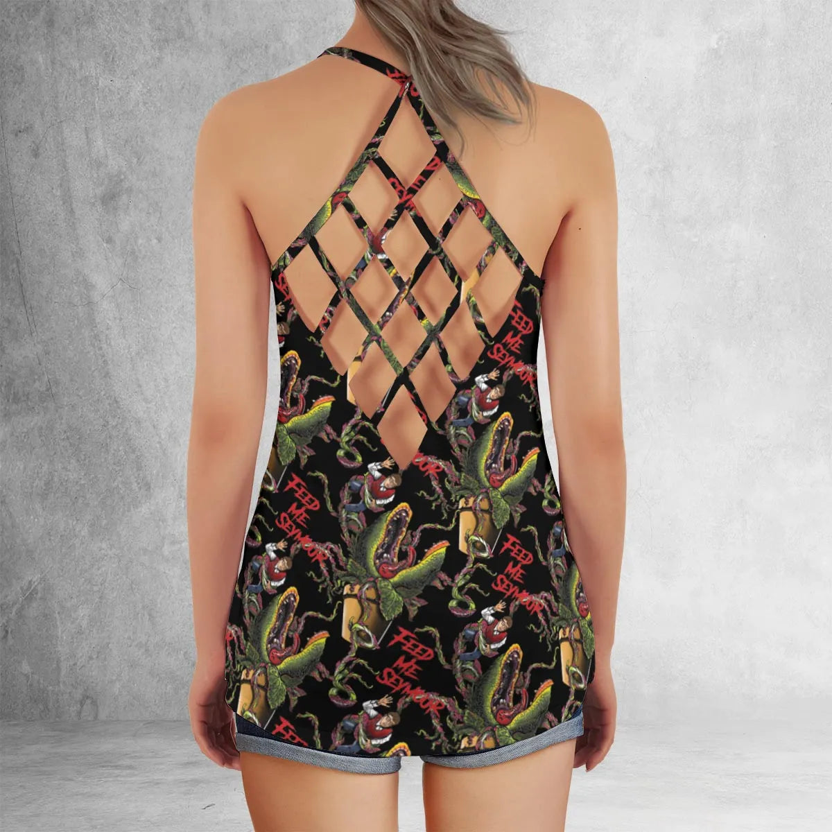 Criss Cross Tank Top - YGYS3WN2