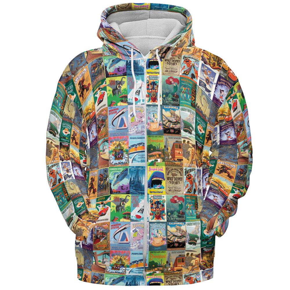 All-over Print Hoodie - JZP8DY2P -  - 3