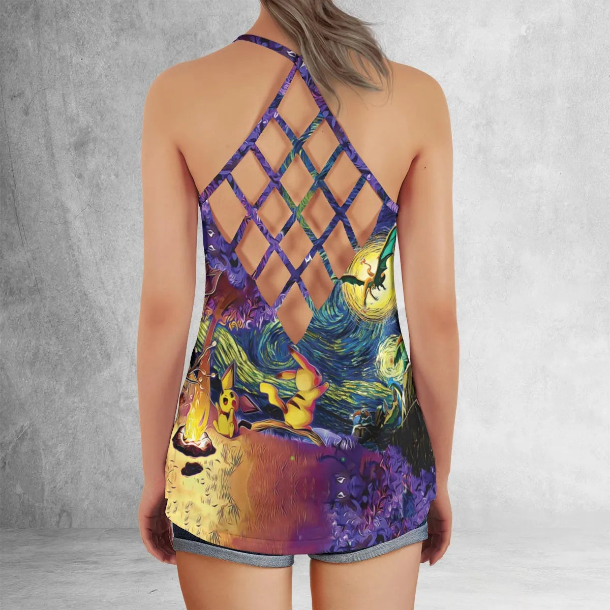 Criss Cross Tank Top - ETPMFU5B