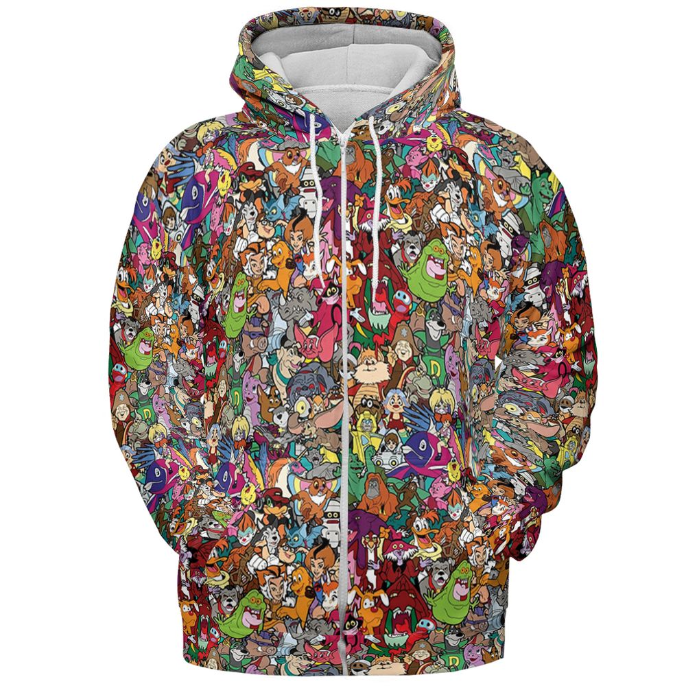 All-over Print Hoodie - AF3DK633 -  - 3