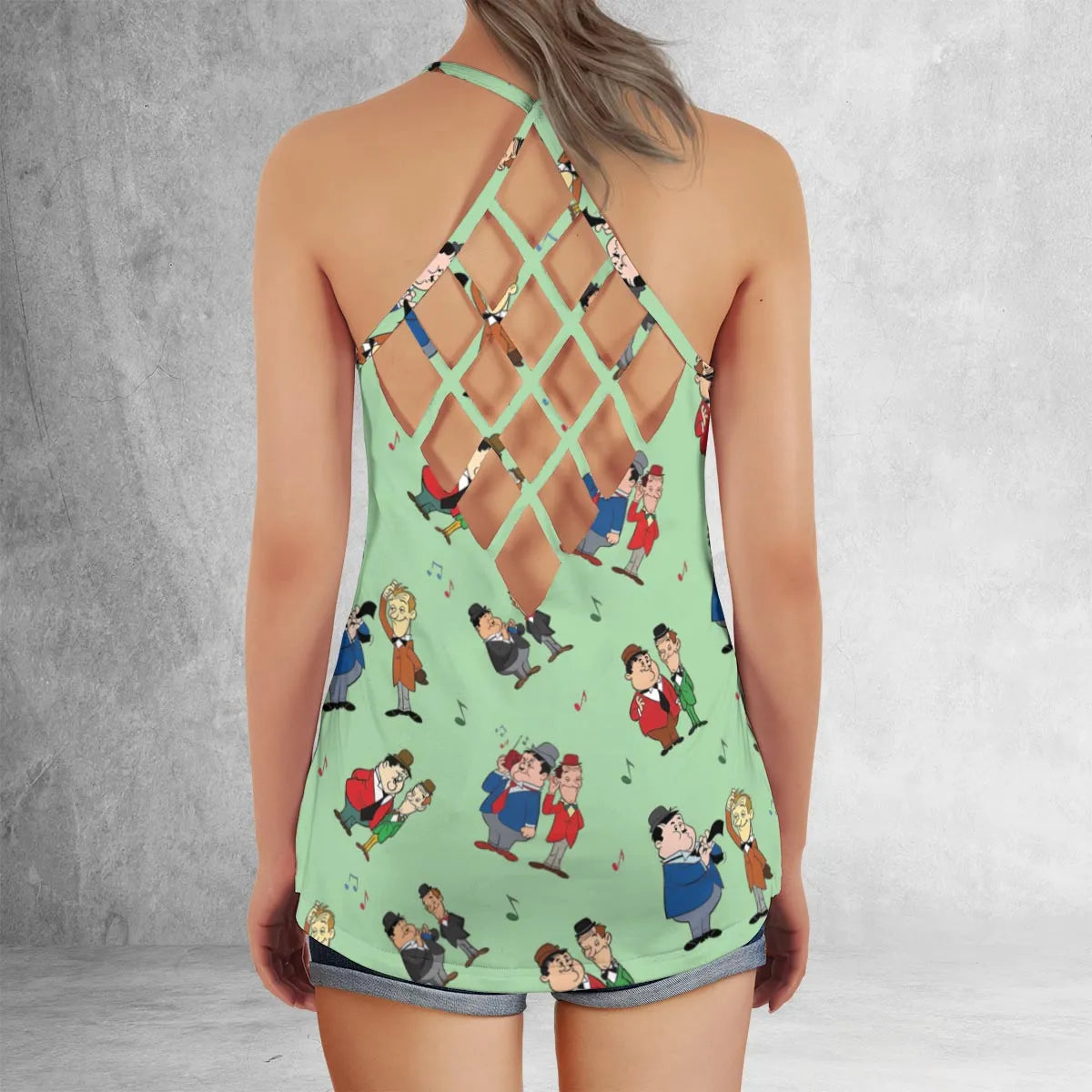 Criss Cross Tank Top - 7YJ9NHQJ