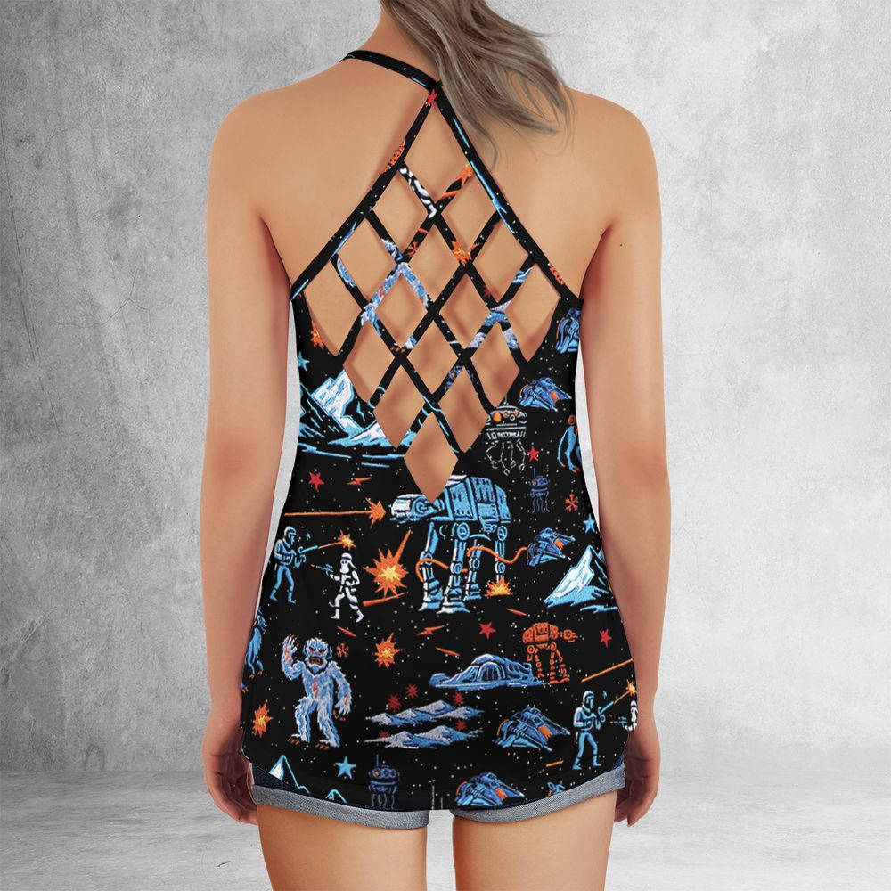 Criss Cross Tank Top - VW2HUYYA -  - 3
