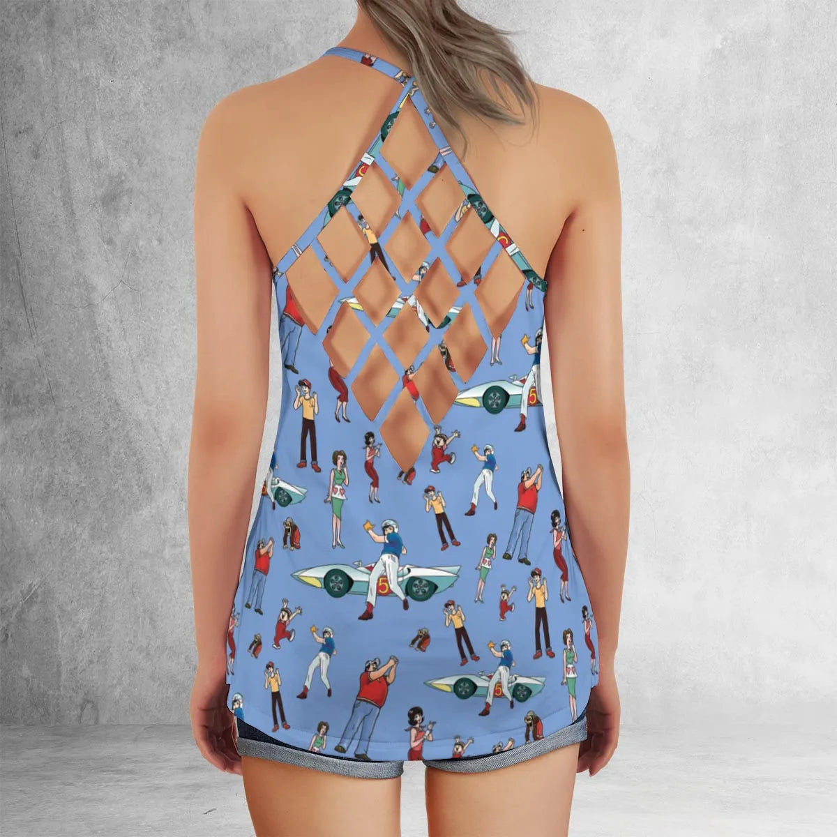 Criss Cross Tank Top - CUQAJ9F6