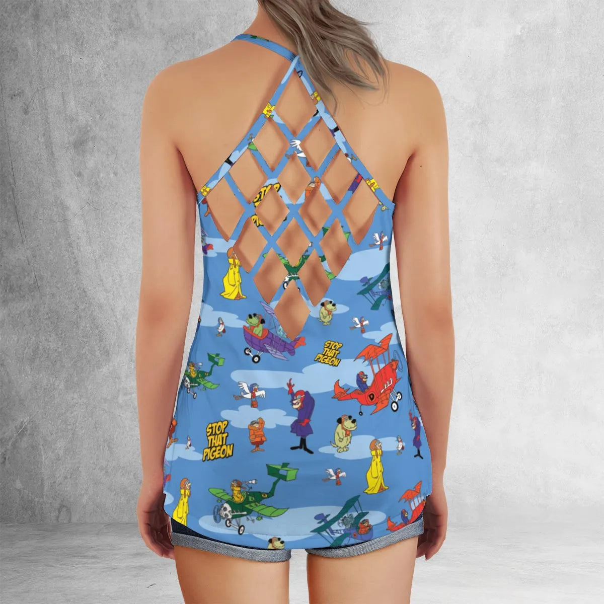 Criss Cross Tank Top - CCY37T45
