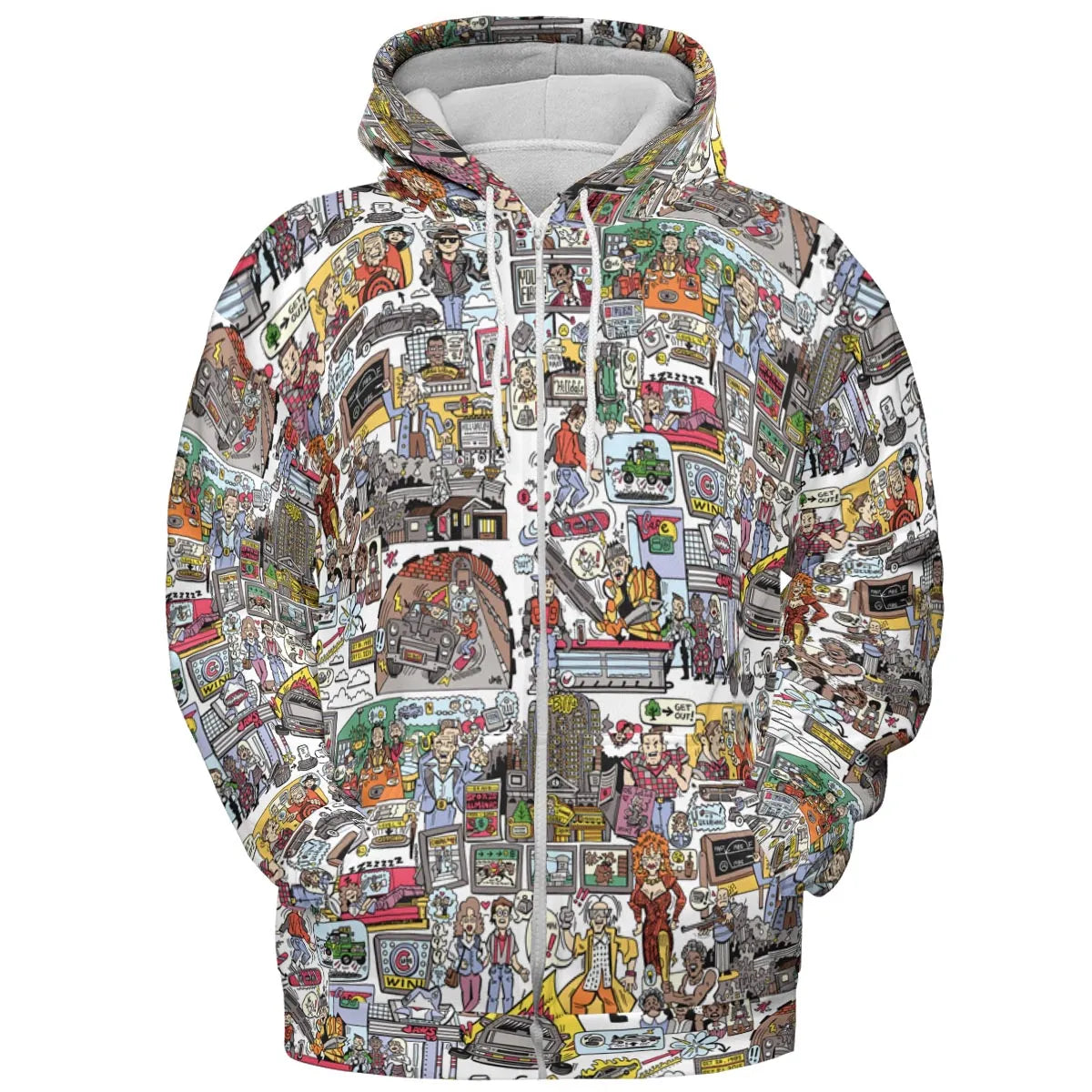 All-over Print Hoodie - 6BL13FV6