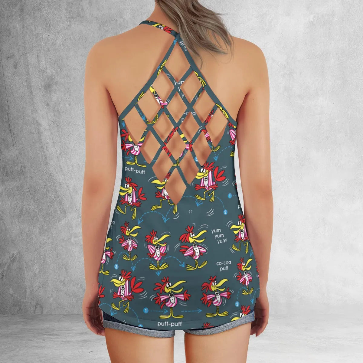 Criss Cross Tank Top - DES775M7