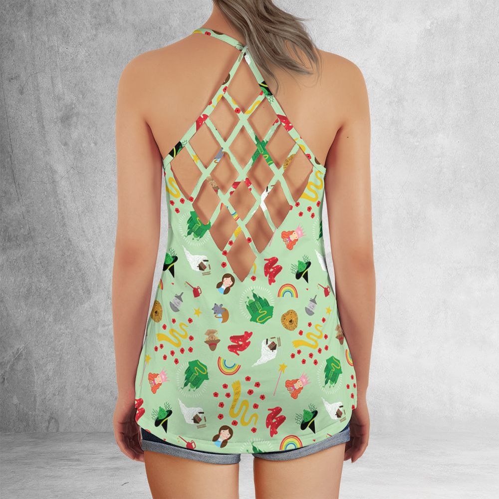 Criss Cross Tank Top - TVXUG3DC -  - 3