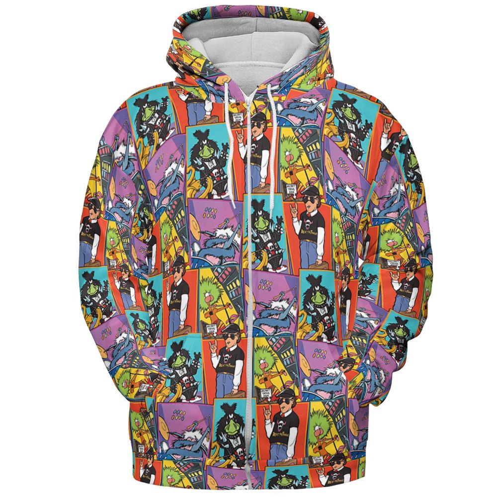 All-over Print Hoodie - B4J17NDK -  - 3