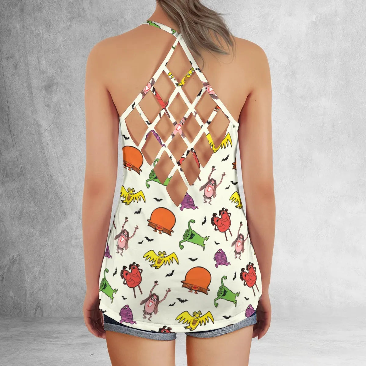 Criss Cross Tank Top - QLHJNPRS