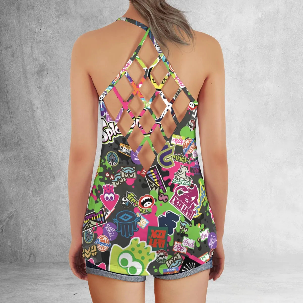 Criss Cross Tank Top - HVBGMR1J