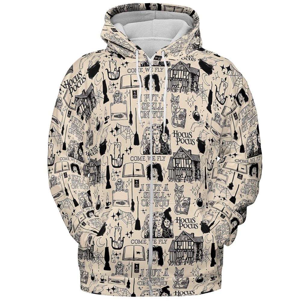All-over Print Hoodie - MW8X3H5C -  - 3