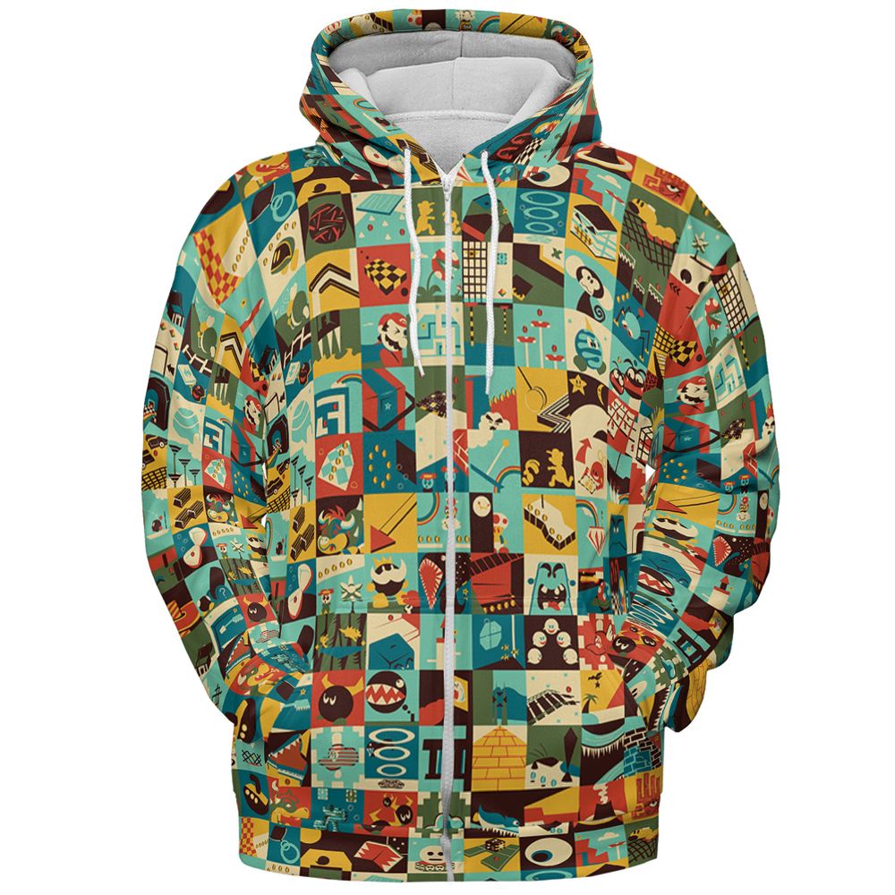 All-over Print Hoodie - RWUZ4FXW -  - 3