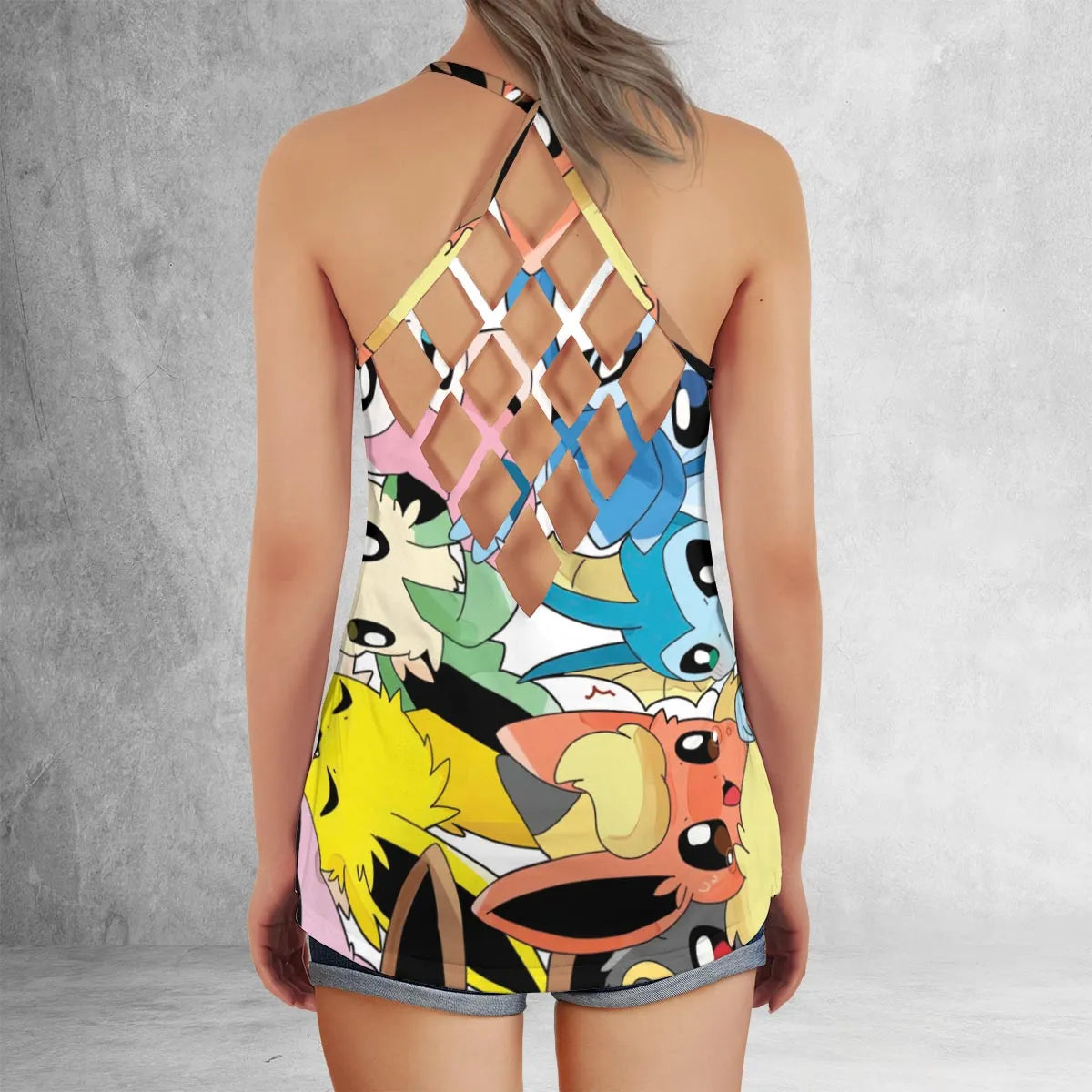 Criss Cross Tank Top - 5UNSKG7A