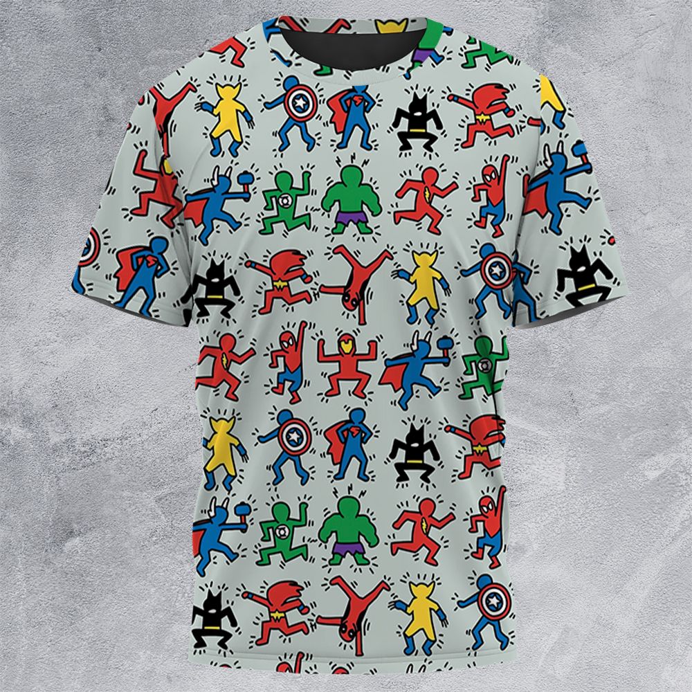 All-Over Print Unisex T-Shirt - GJELN232 -  - 3