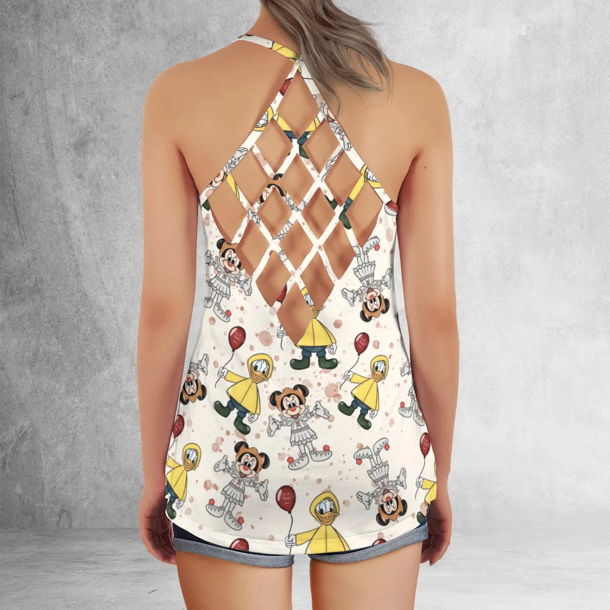 Criss Cross Tank Top - NQ8SAFBG