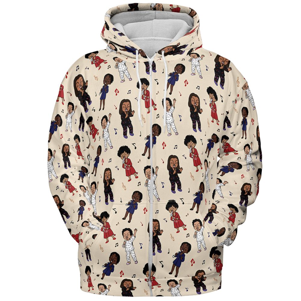 All-over Print Hoodie - TN1S829S -  - 3