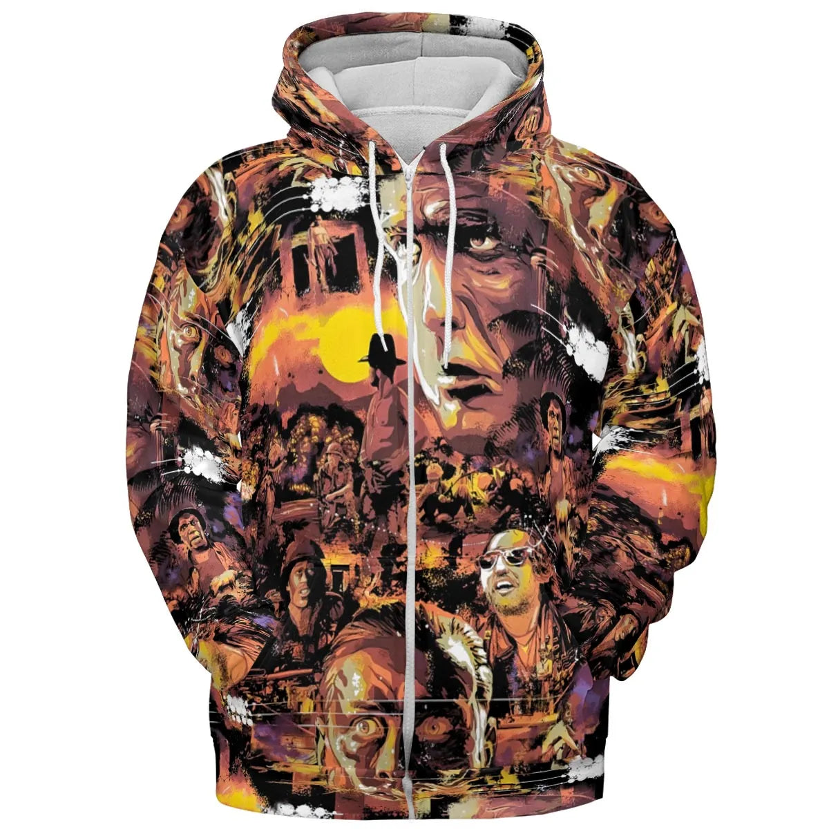 All-over Print Hoodie - 1YZYHVSE