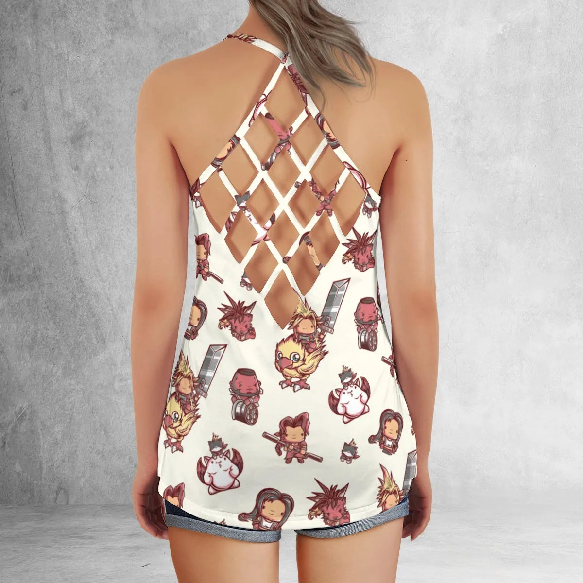 Criss Cross Tank Top - A7M6A3JA