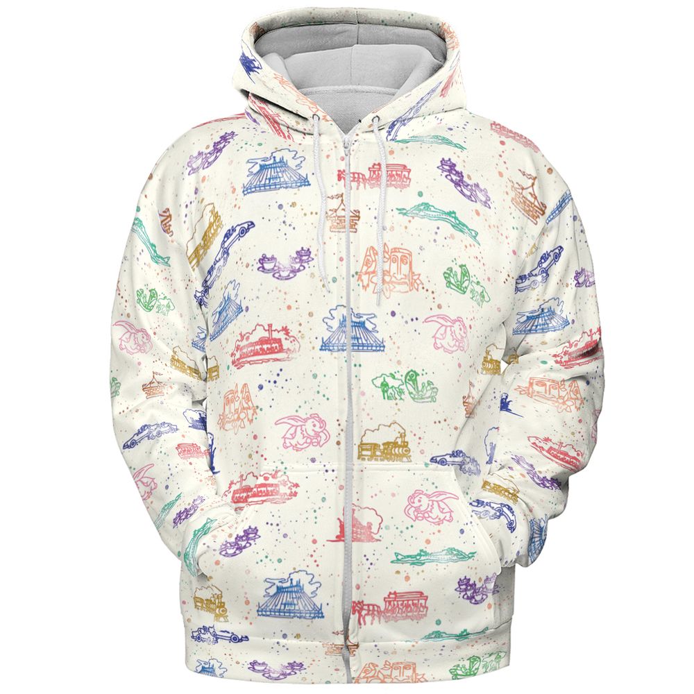 All-over Print Hoodie - W4GC2SA3 -  - 3