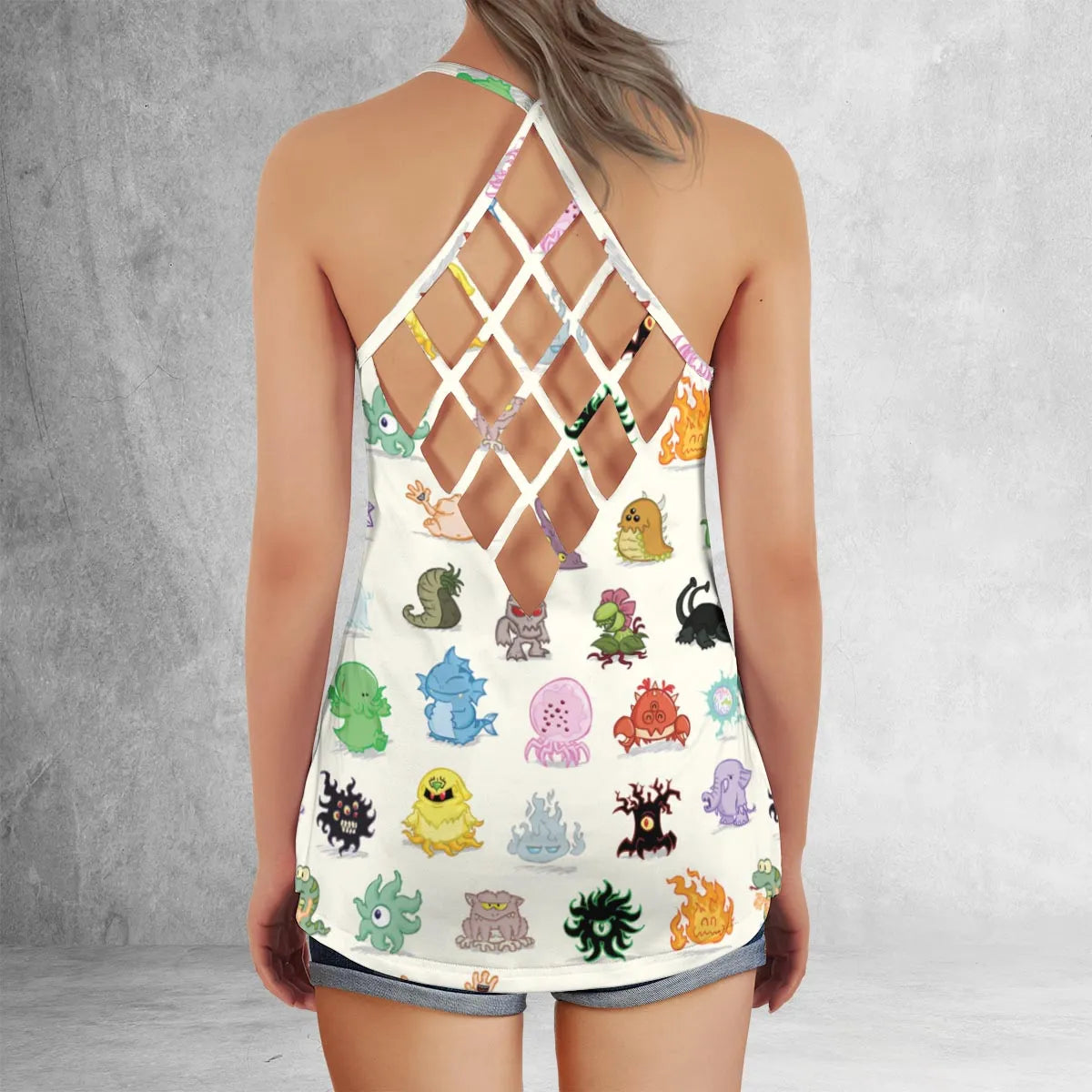 Criss Cross Tank Top - Y6Y2Z3PP