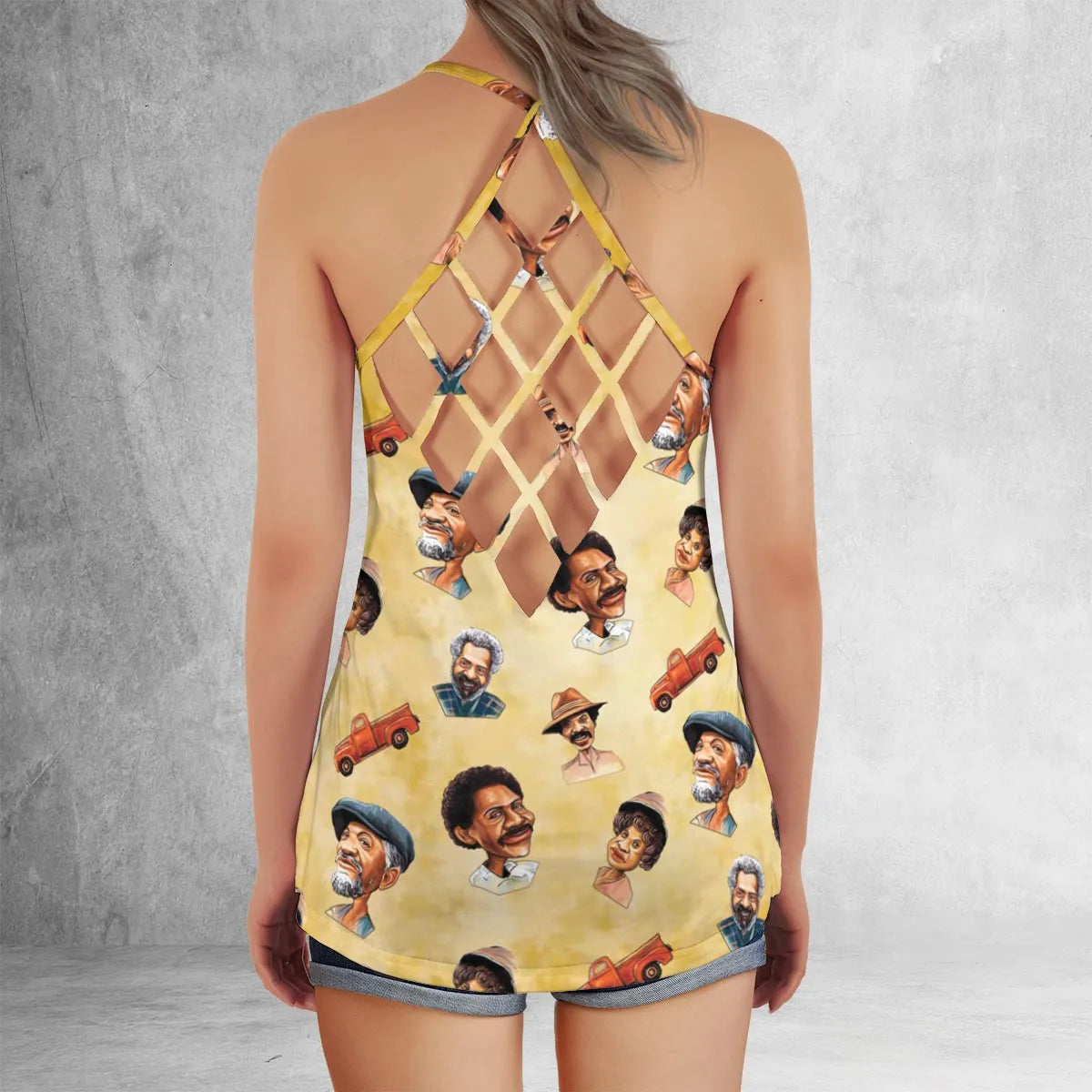 Criss Cross Tank Top - 6Z9LPFSF