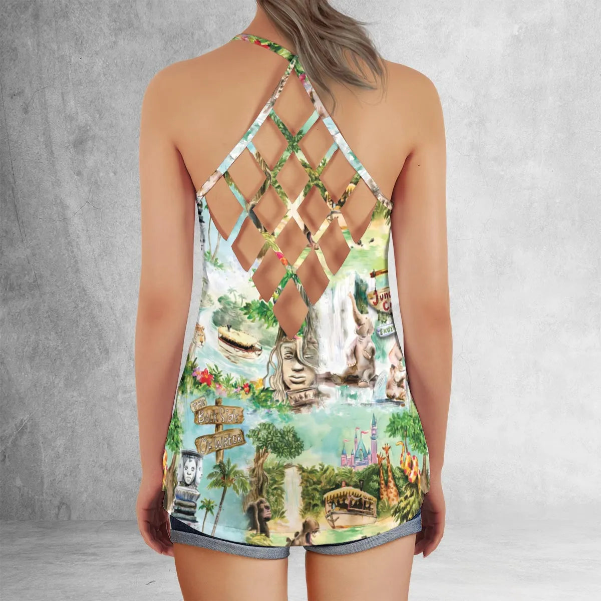 Criss Cross Tank Top - WV6AGWCB
