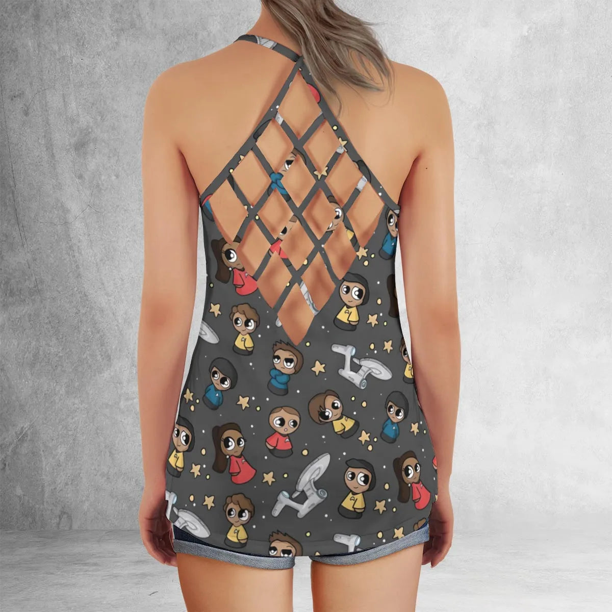 Criss Cross Tank Top - 1BS65Z12