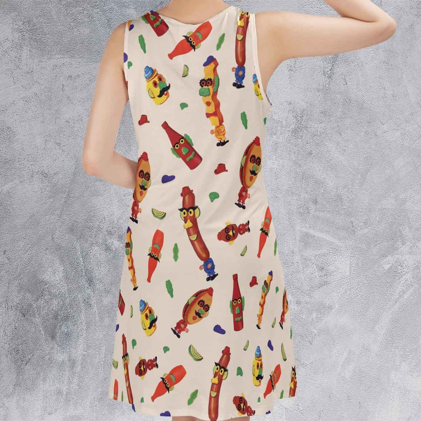 Sleeveless Dress - VFKZQ7N7
