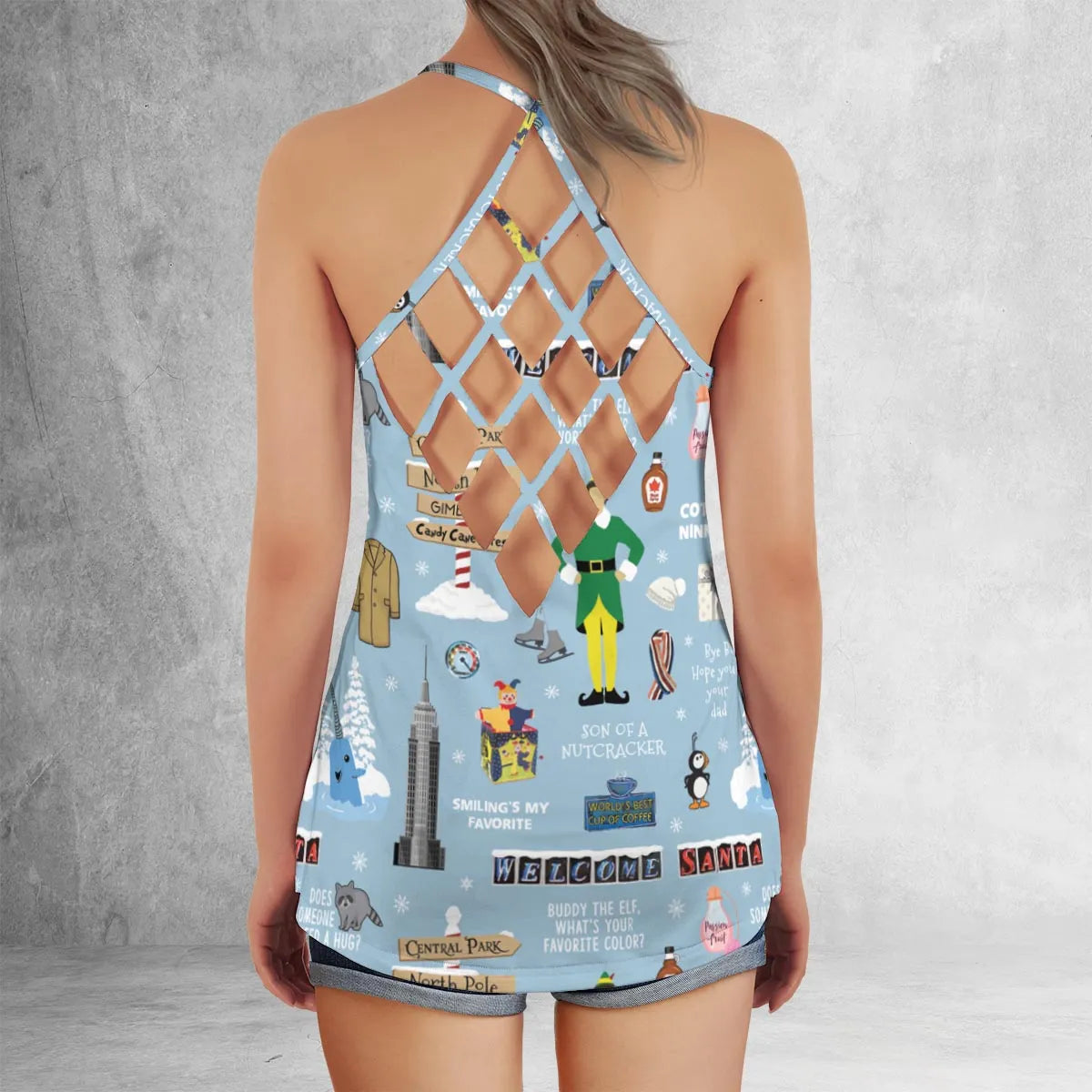 Criss Cross Tank Top - K2M7FV13