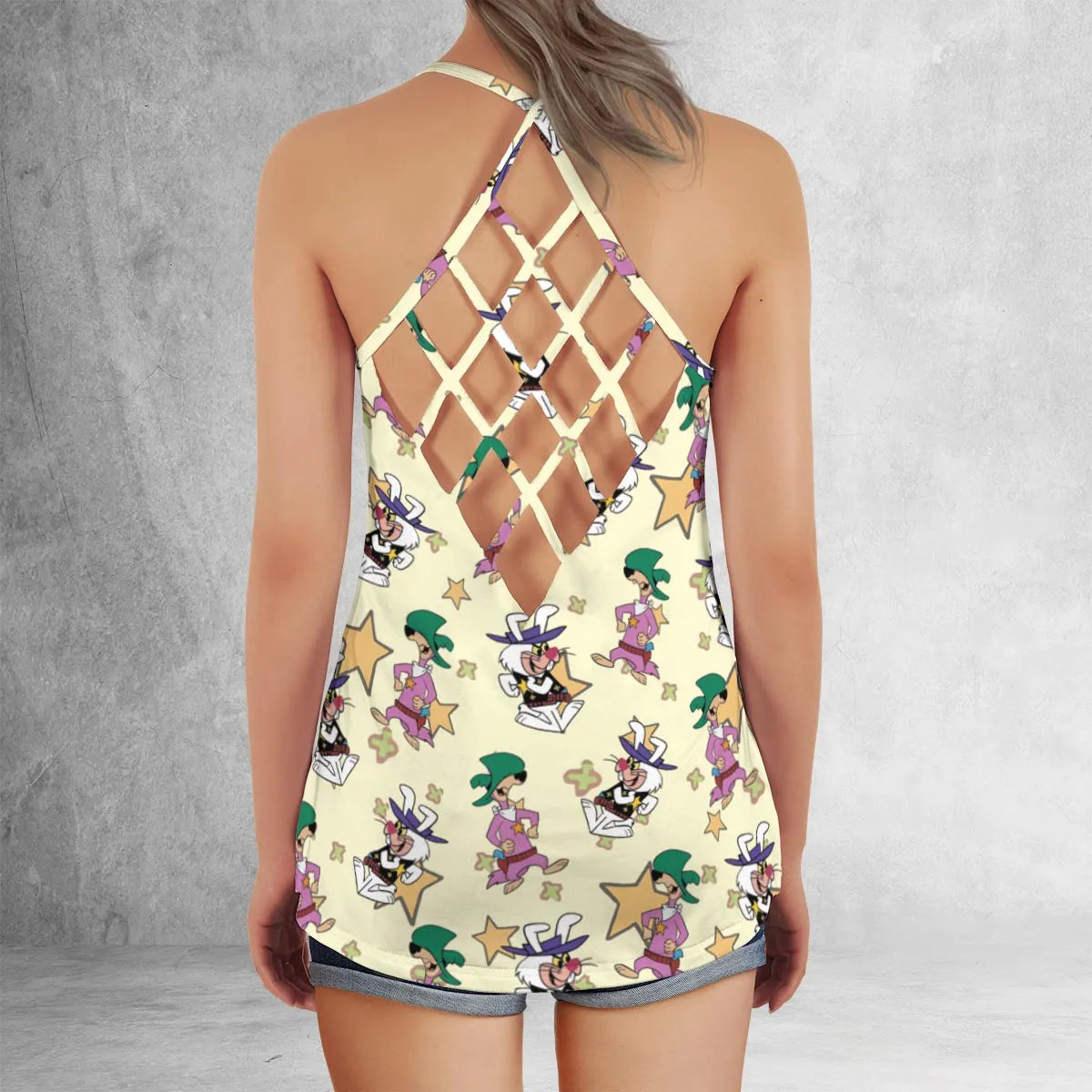 Criss Cross Tank Top - VUEYK1PZ
