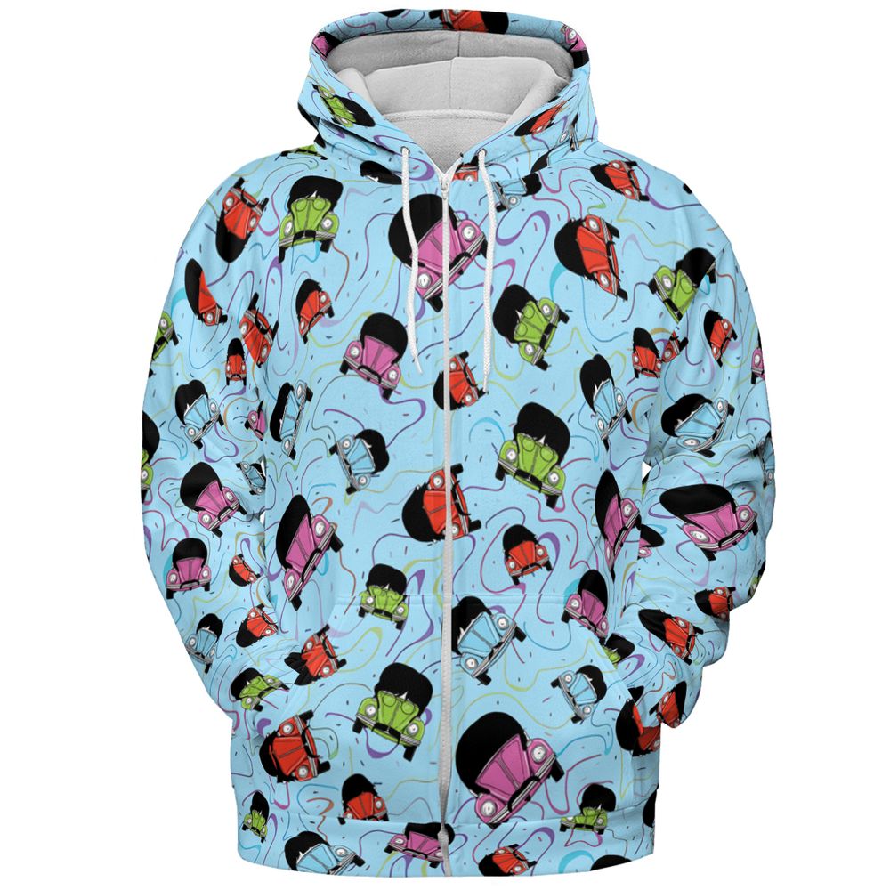 All-over Print Hoodie - 2293D3QS -  - 3