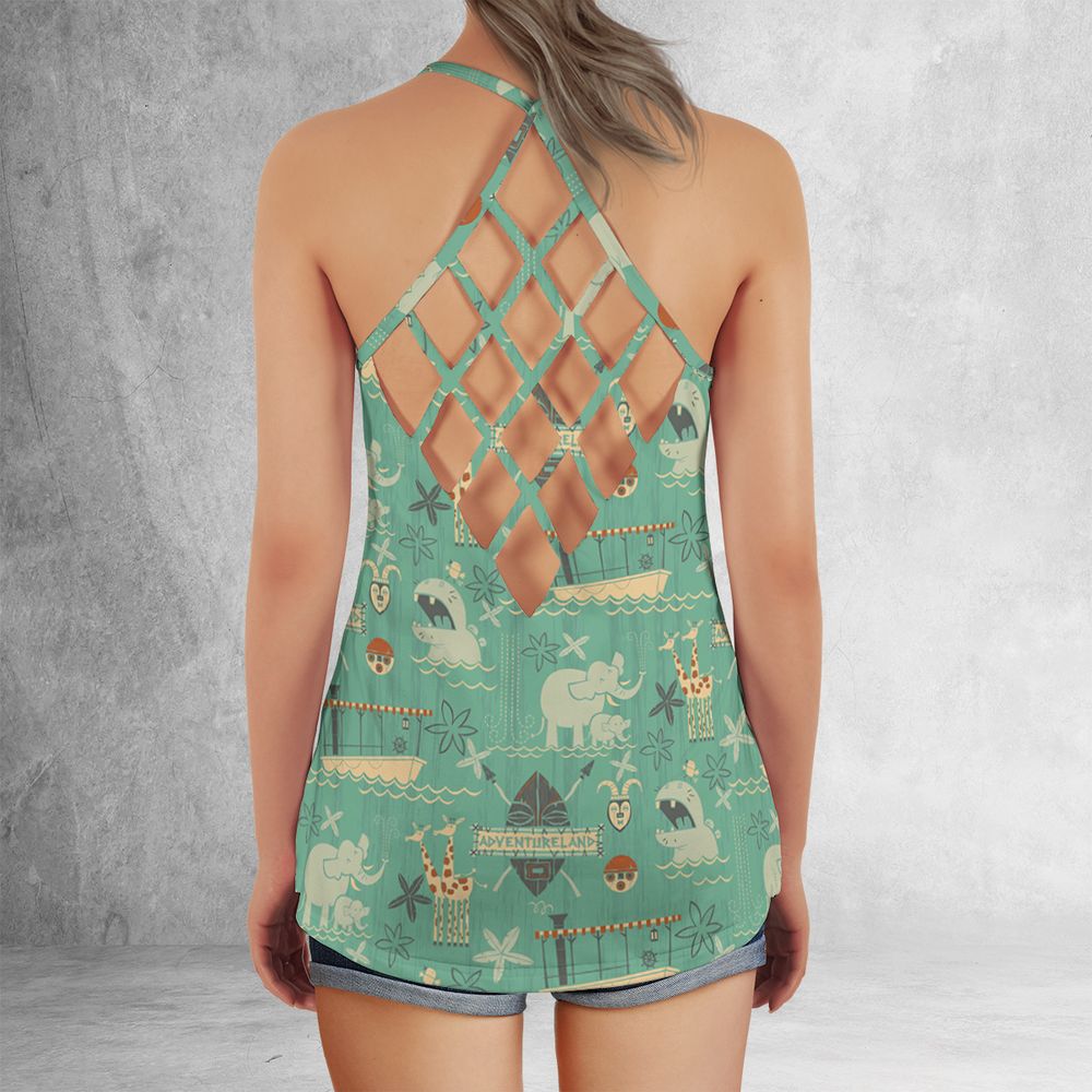 Criss Cross Tank Top - 48CB7RNT -  - 3