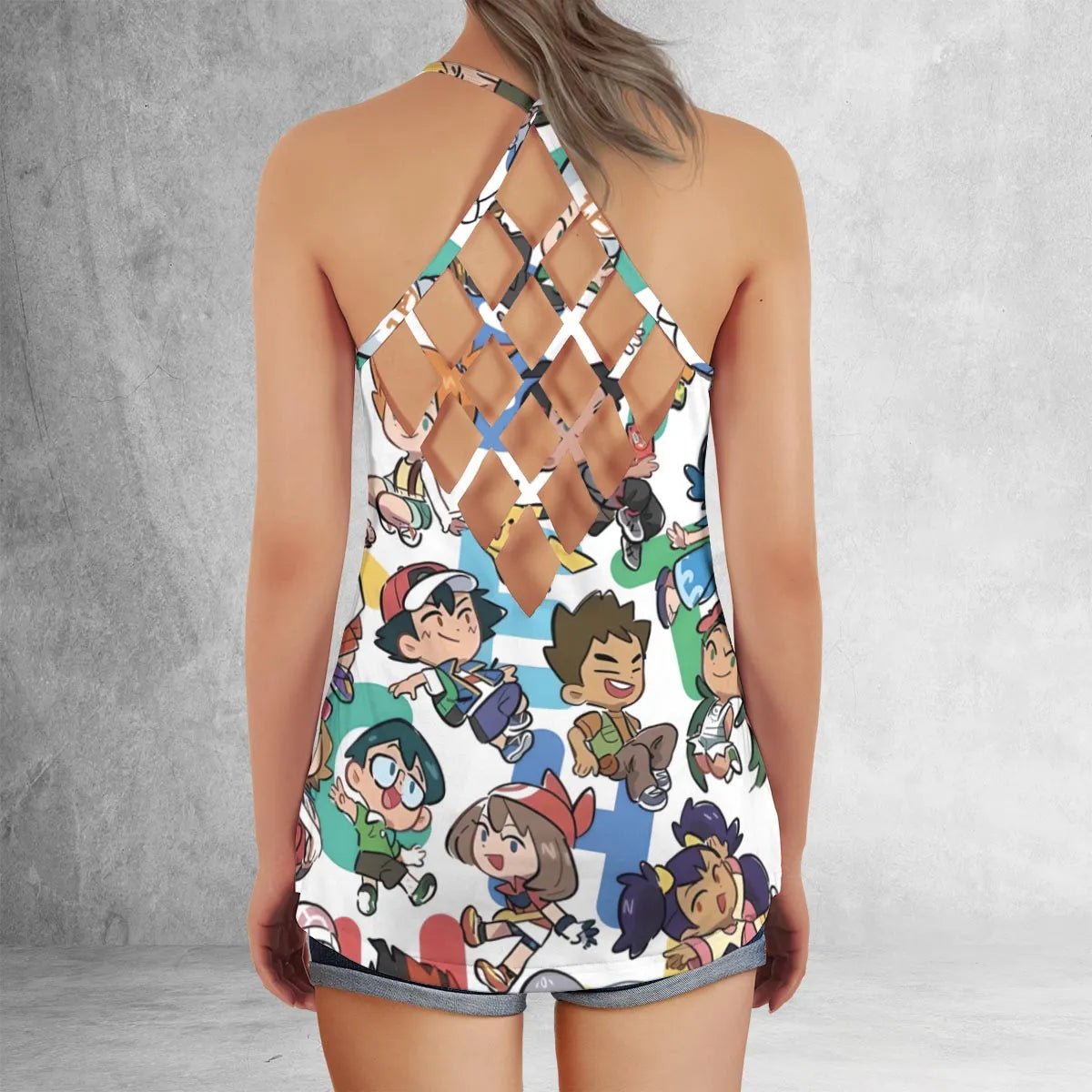 Criss Cross Tank Top - 3STQGXVA