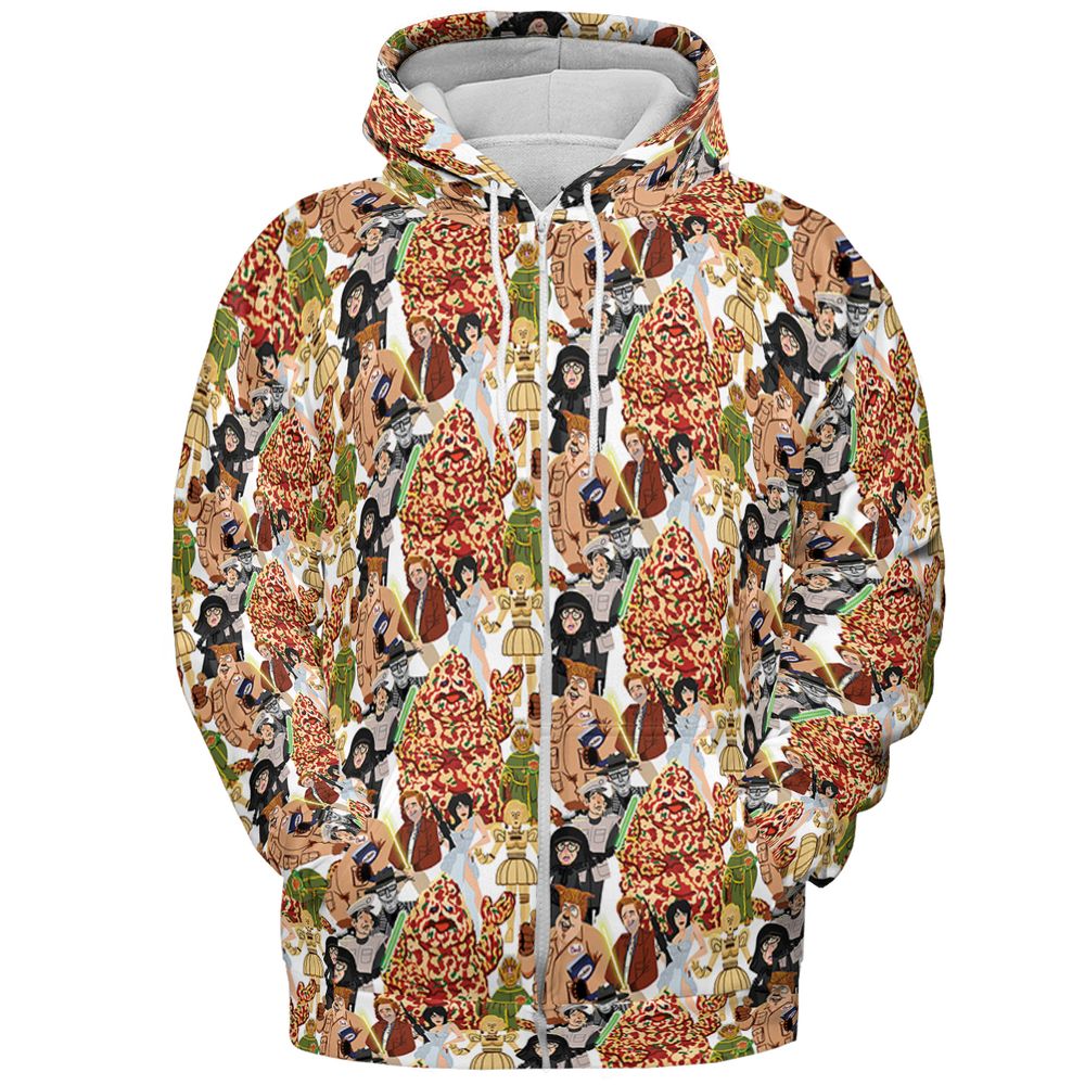 All-over Print Hoodie - 9FWDXR9U -  - 3