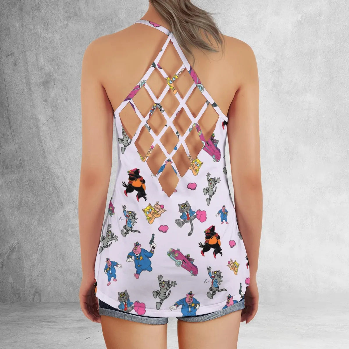 Criss Cross Tank Top - 9LSXSBU5