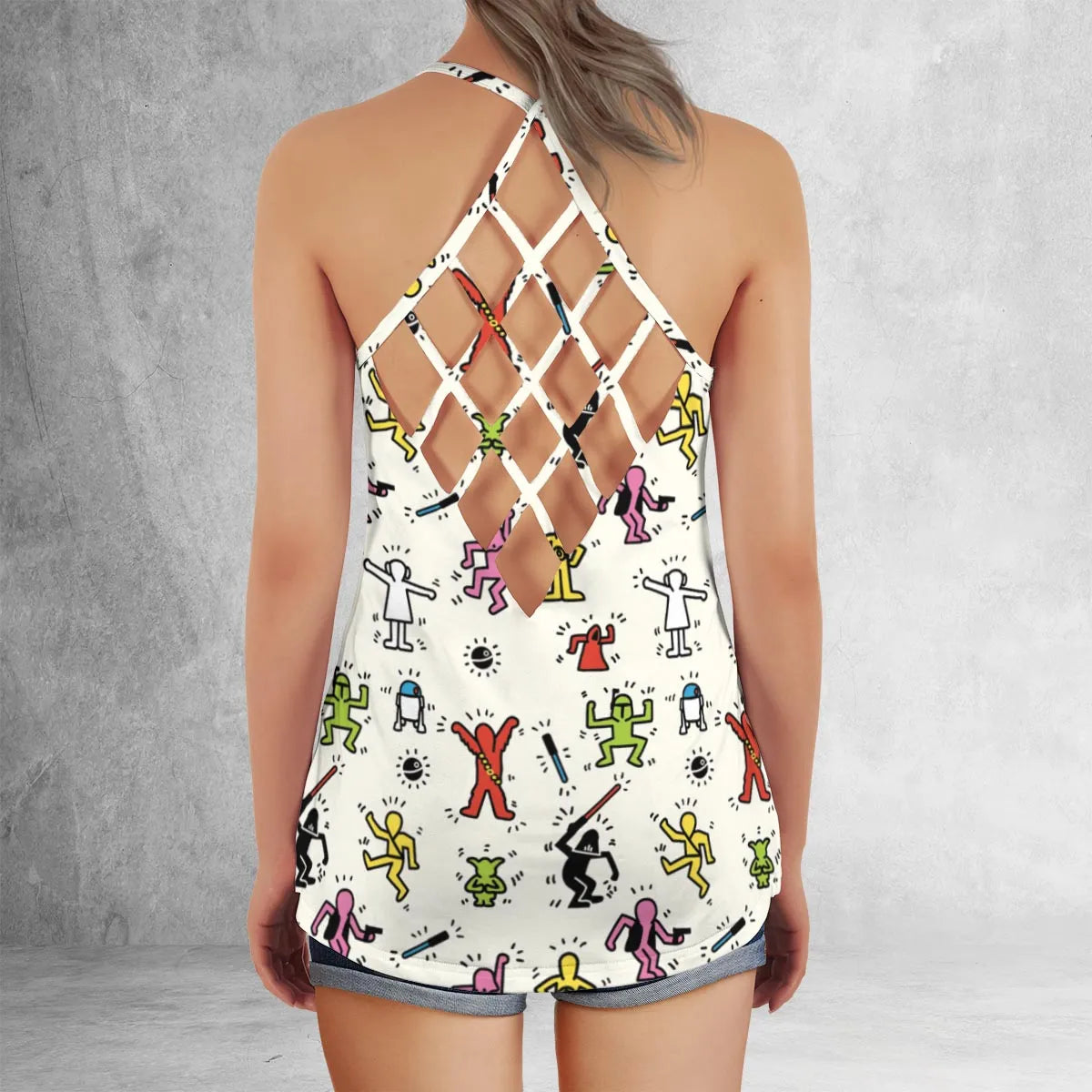 Criss Cross Tank Top - AEBNGATP