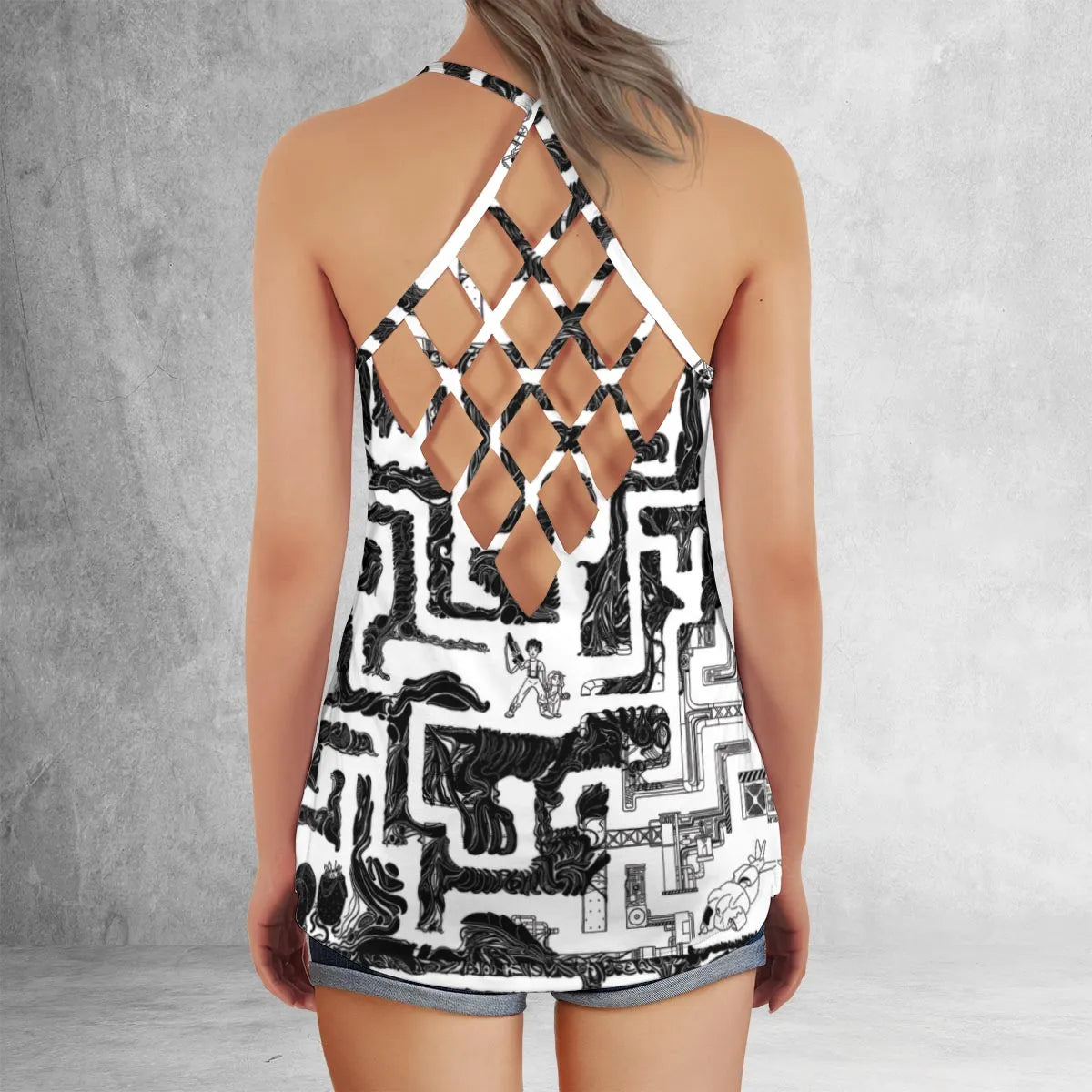 Criss Cross Tank Top - PBHF9TK1