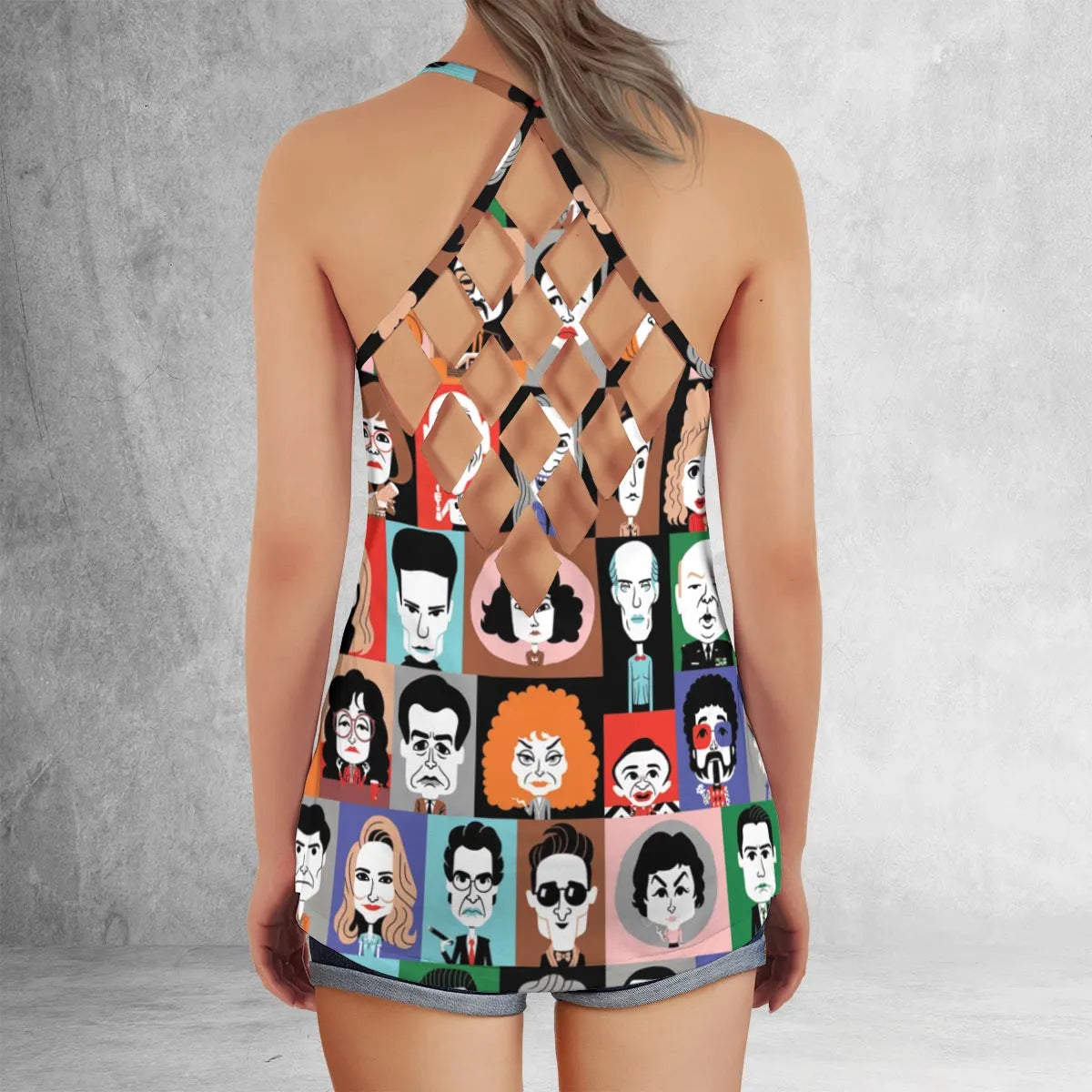 Criss Cross Tank Top - 7ZG3AZVQ