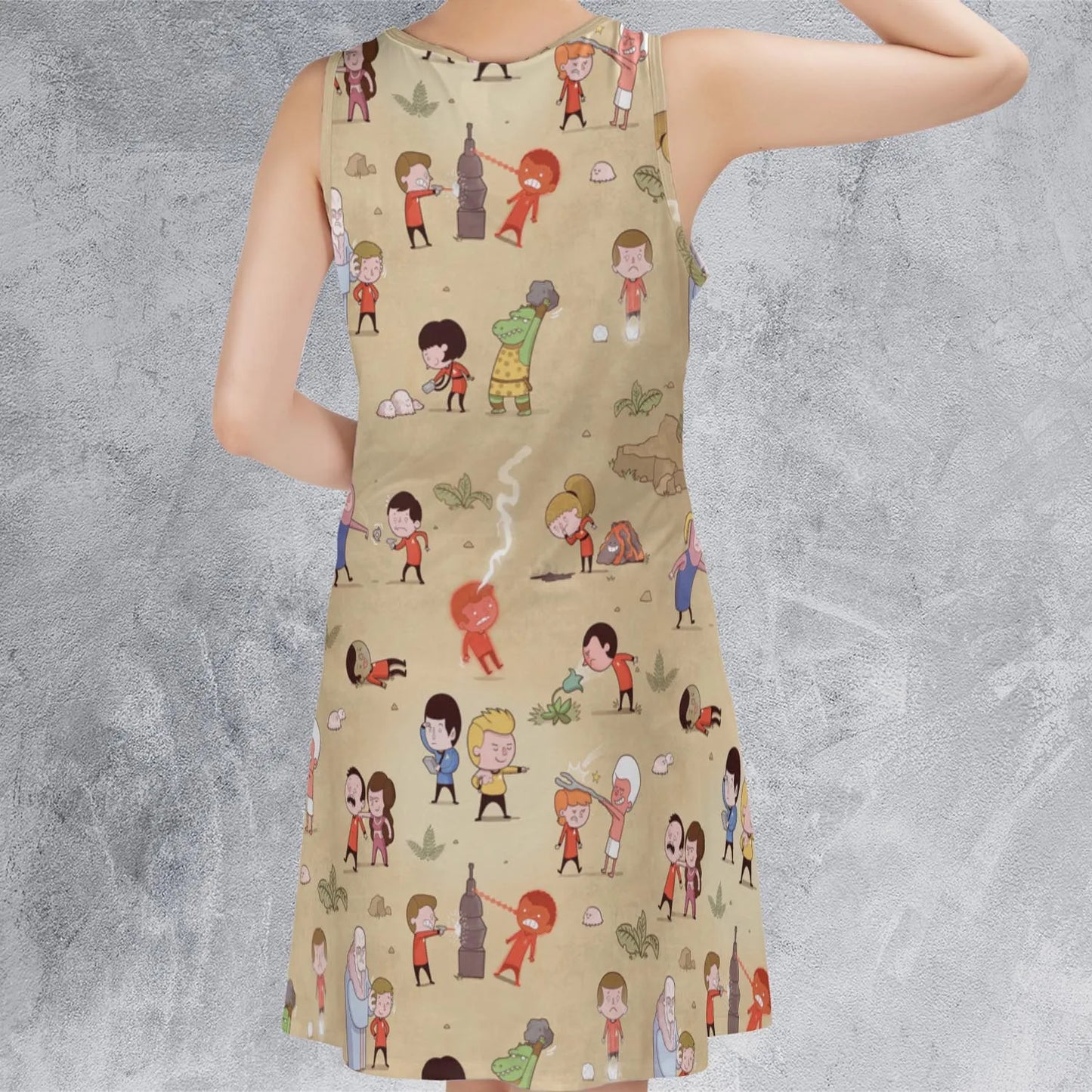 Sleeveless Dress - F9GT7REN