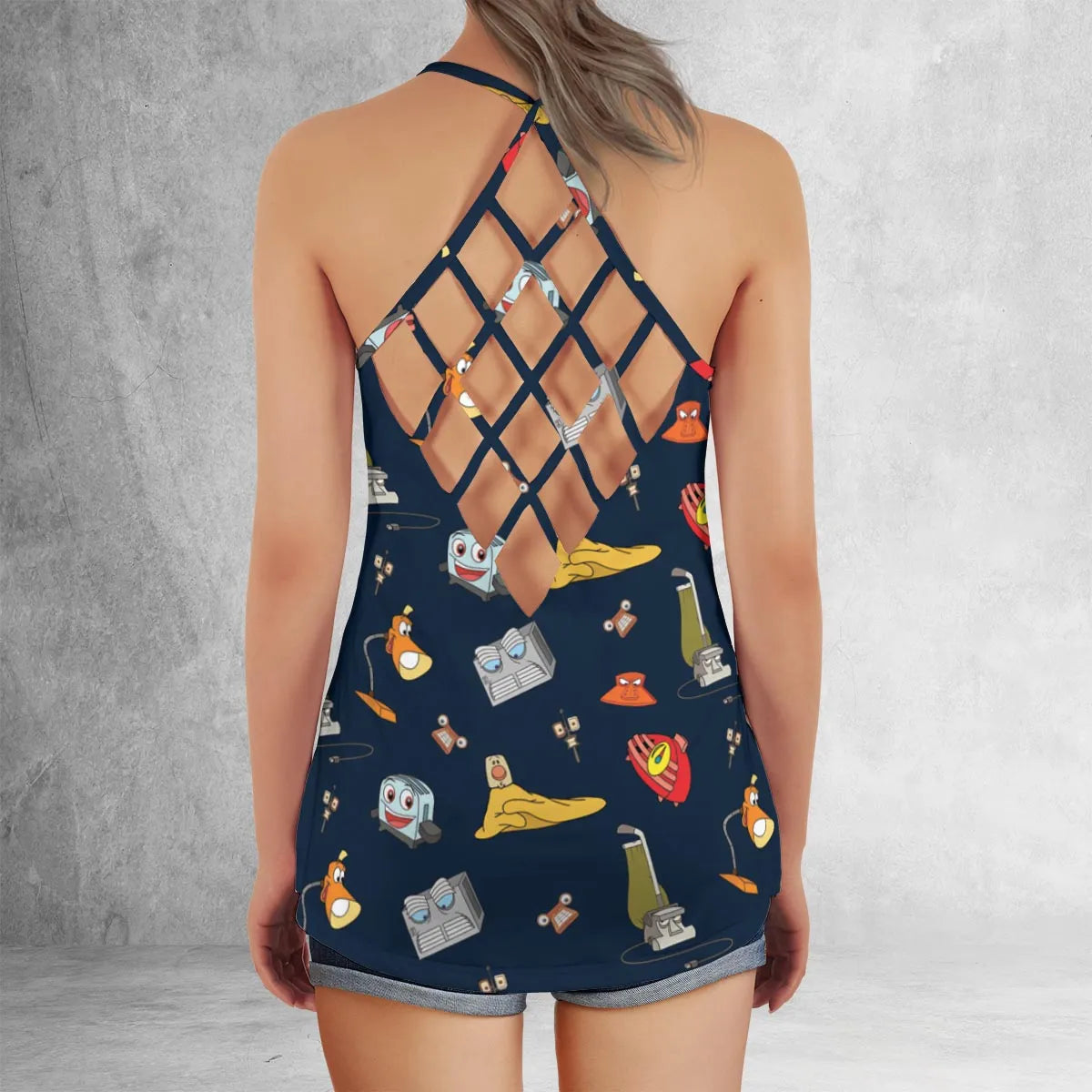 Criss Cross Tank Top - Z3VW4BEY
