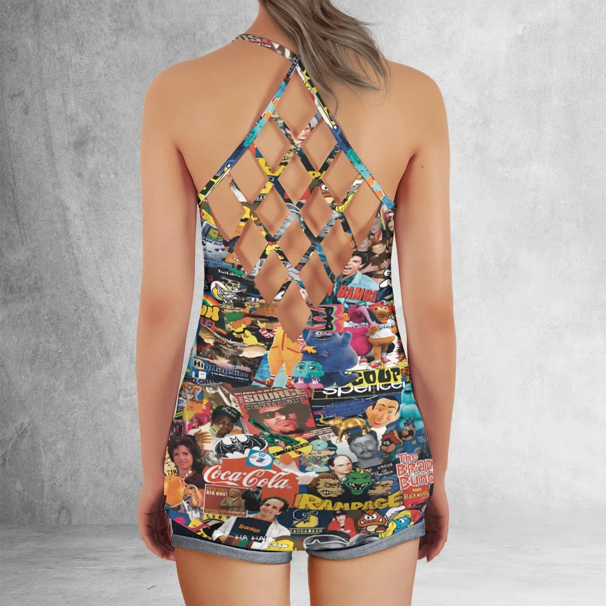 Criss Cross Tank Top - 1EVEBLYU