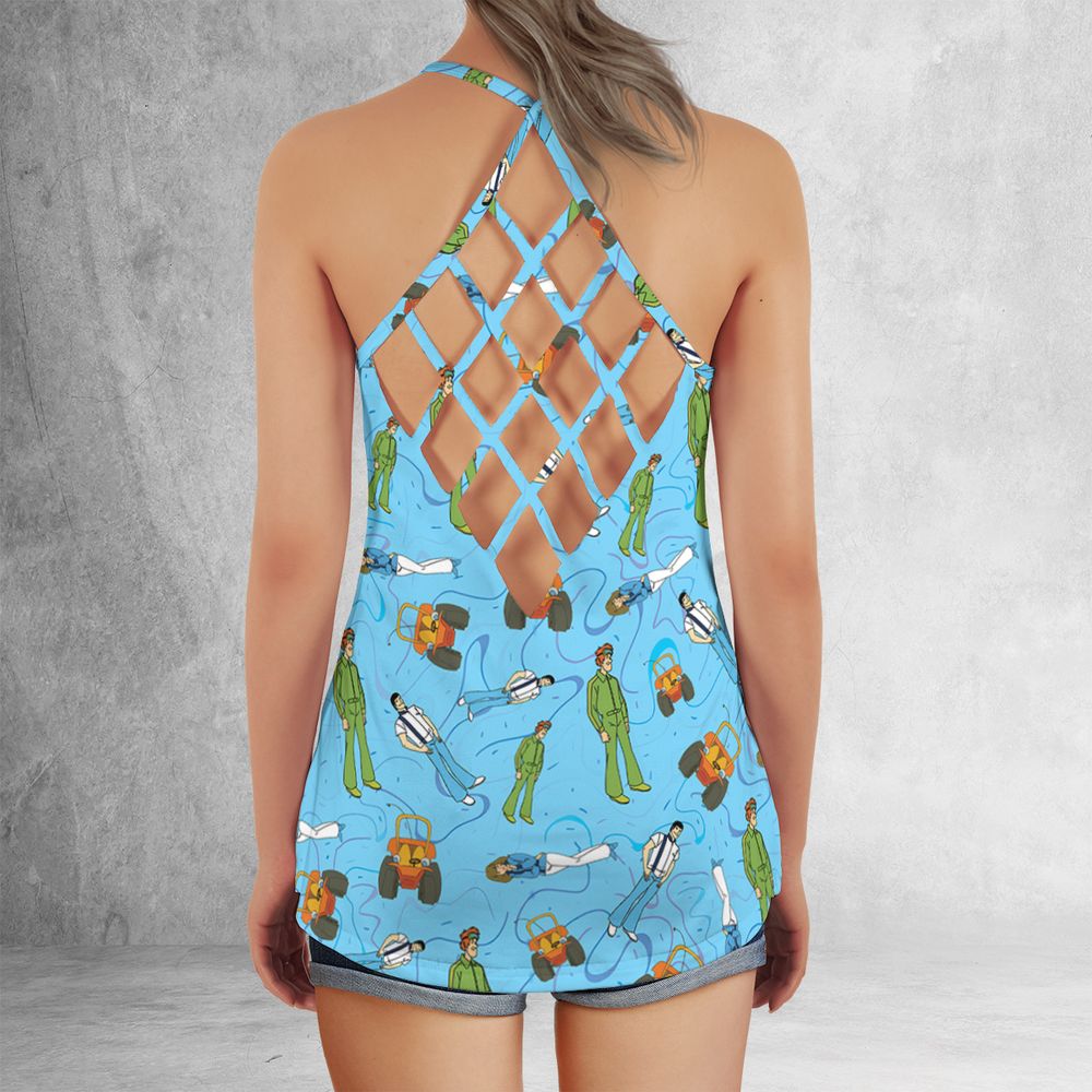 Criss Cross Tank Top - SLRP9A91 -  - 3