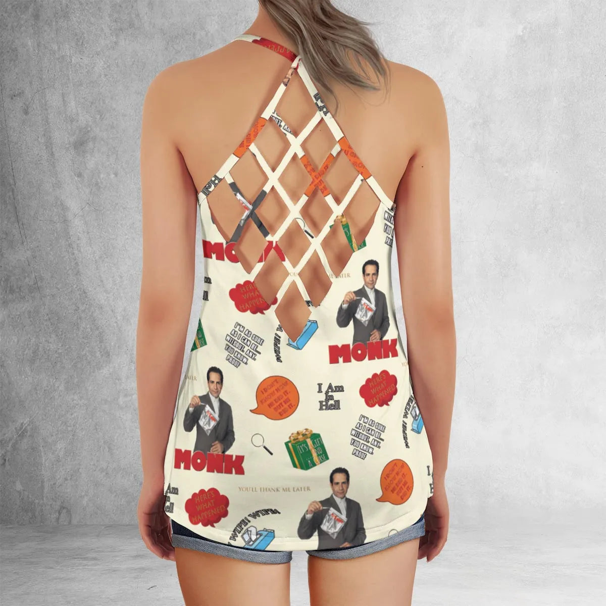 Criss Cross Tank Top - DQEN1NK9