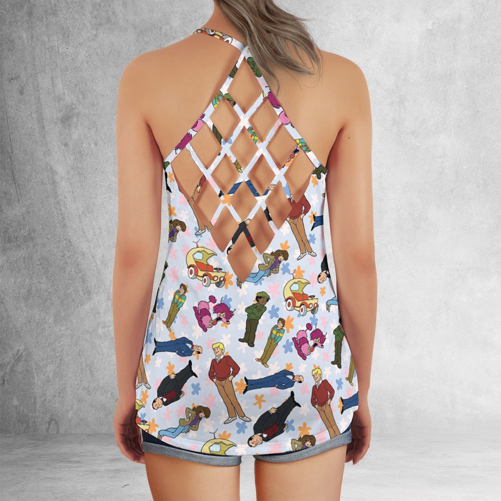 Criss Cross Tank Top - KRX9R56W -  - 3
