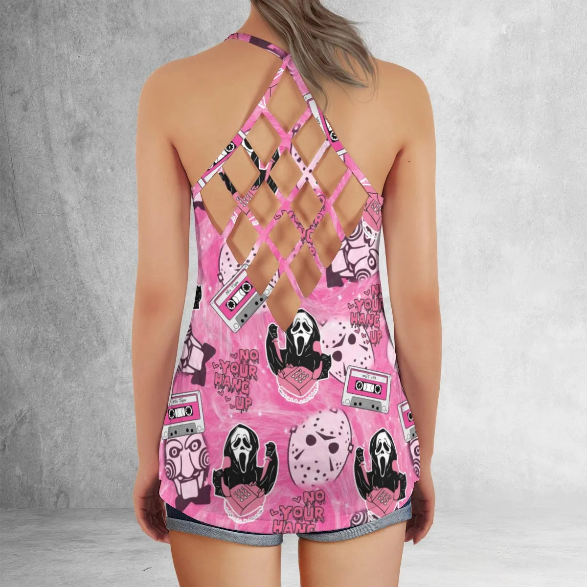 Criss Cross Tank Top - LUCGN1CF