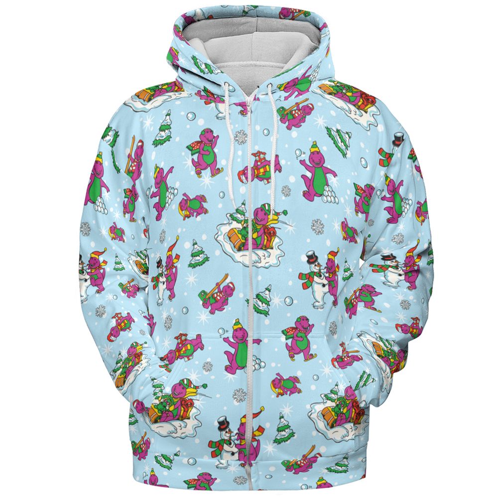 Barney and friend All-over Print Hoodie -  - 3
