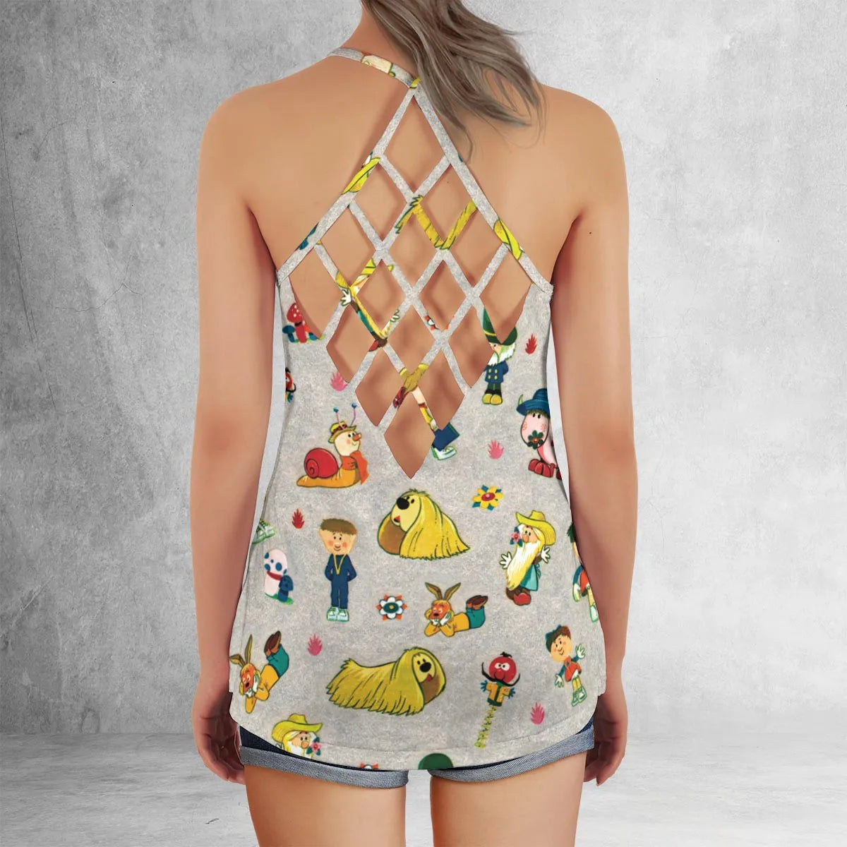 Criss Cross Tank Top - J9QCWXSH
