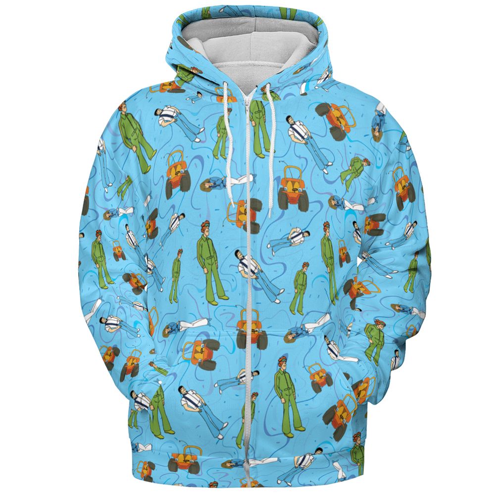 All-over Print Hoodie - 6VJZ7FTM -  - 3