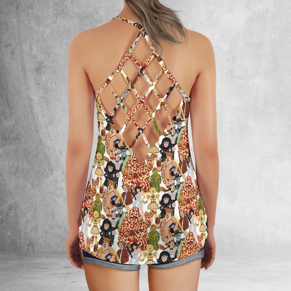 Criss Cross Tank Top - SJRCE34T -  - 3