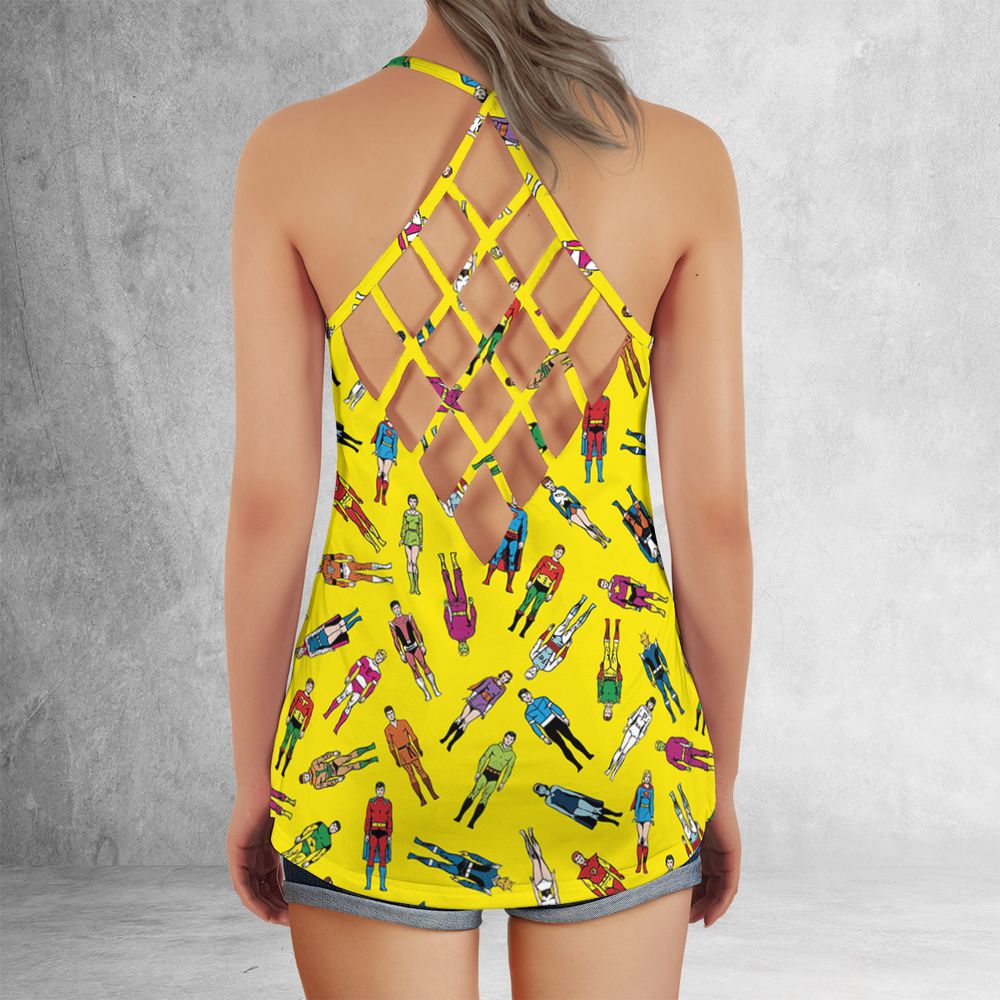 Criss Cross Tank Top - 32GKQRWC -  - 3